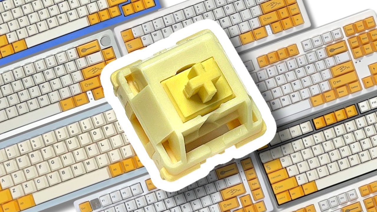 HMX Cheese Switch💕 Comparison of Typing Sounds by Keyboard Plates Types🔊