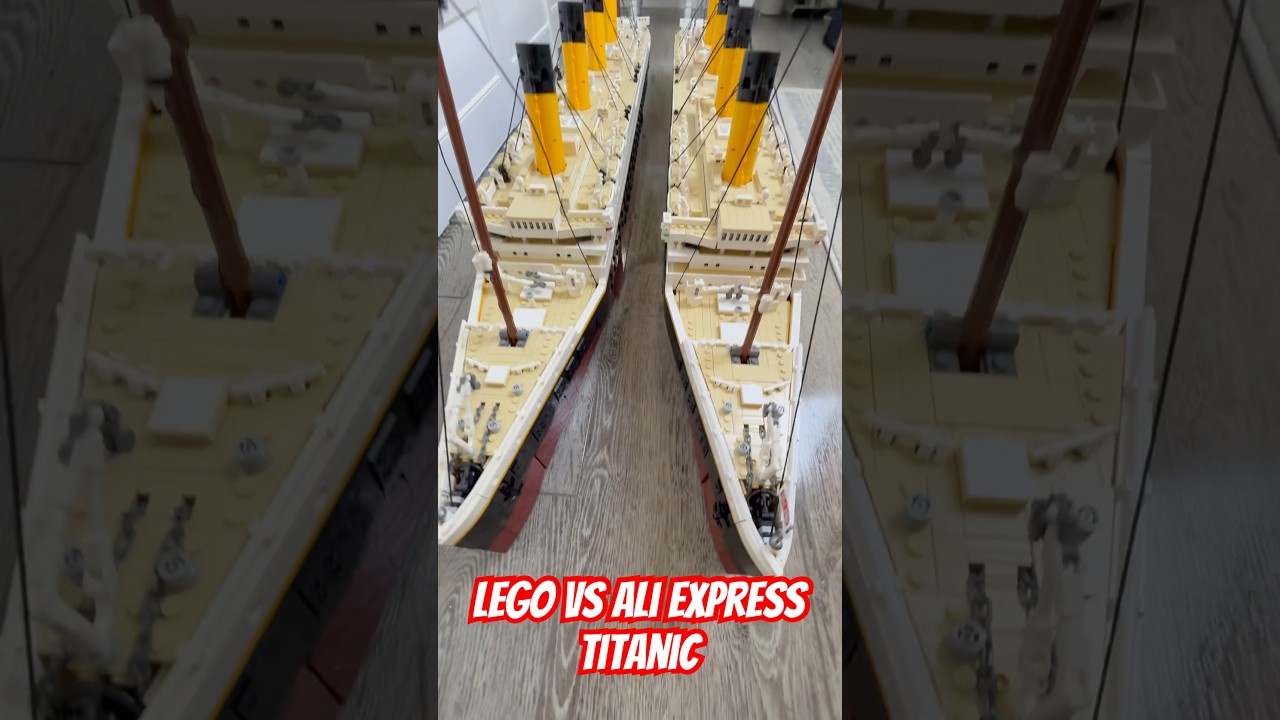 Lego Titanic Vs Ali Express - What are the differences?