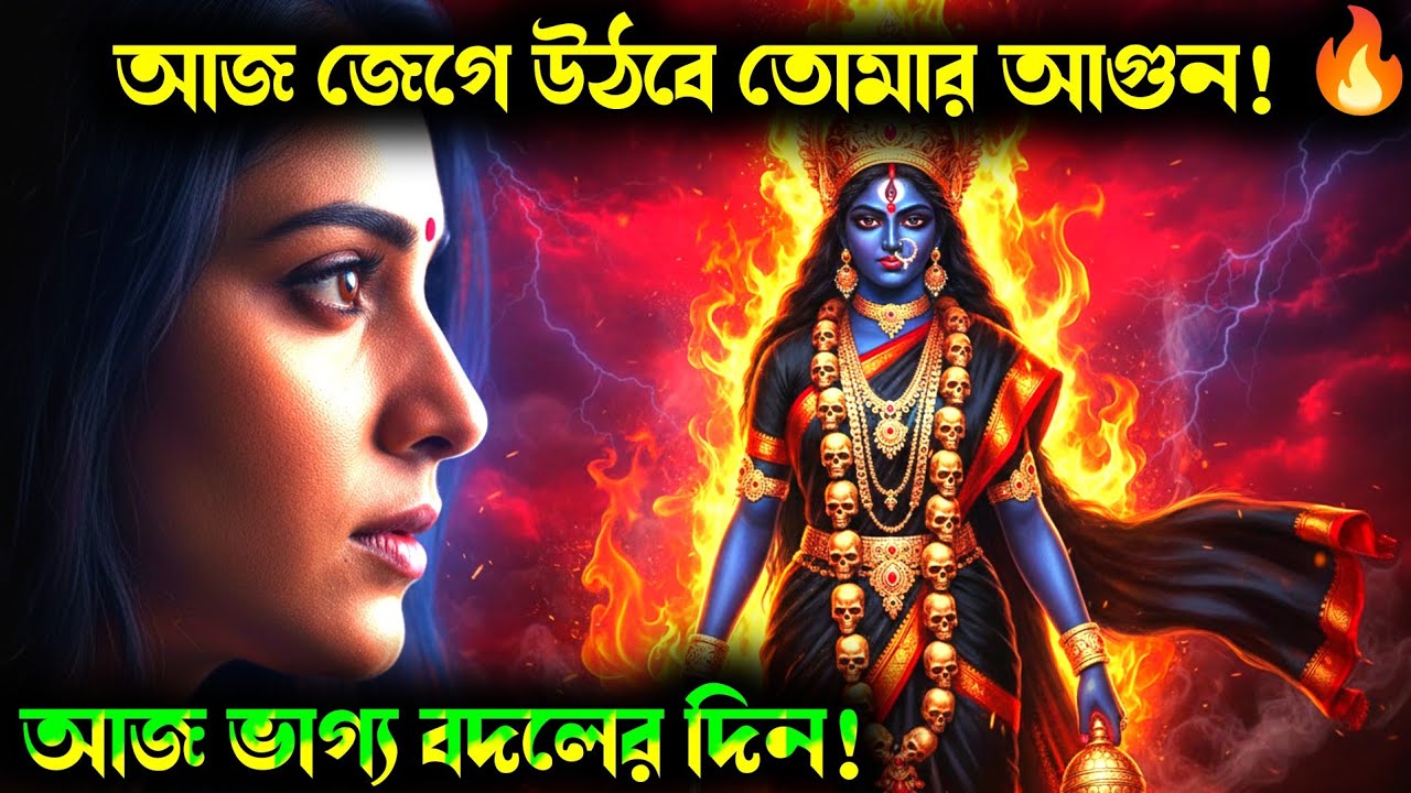 মা কালীর মহাসঙ্কেত — আজ তোমার ভেতরের ঘুমন্ত আগুন জেগে উঠবে, অন্ধকার ভস্ম হবে!
