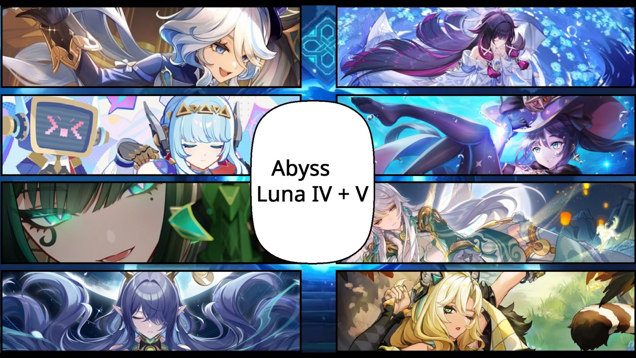 Genshin Impact - Gewundener Abgrund -Ebene 12 (Luna 4 + 5 - 16.02.2026 - 15.03.2026)