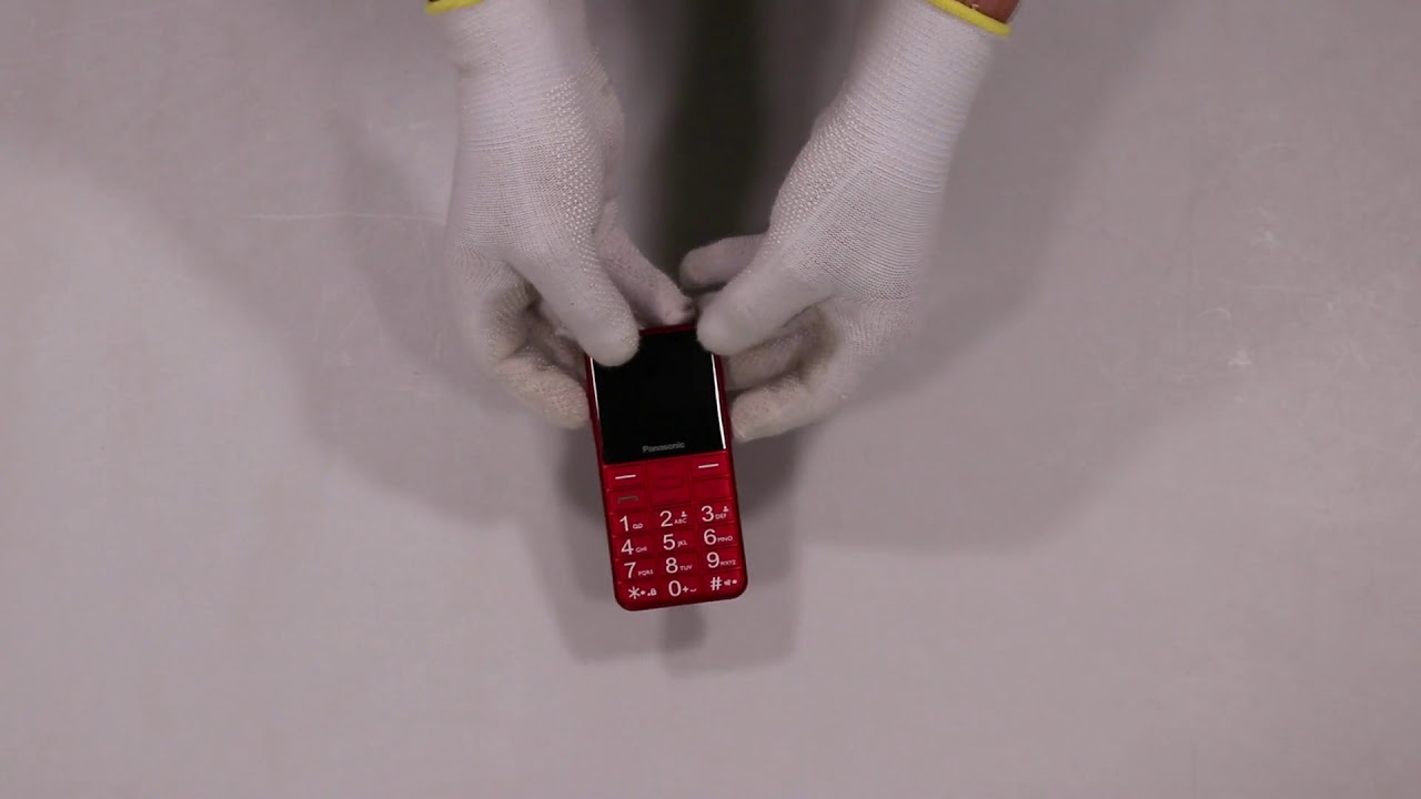 Unboxing KX-TU150 RED SENIOR PHONE