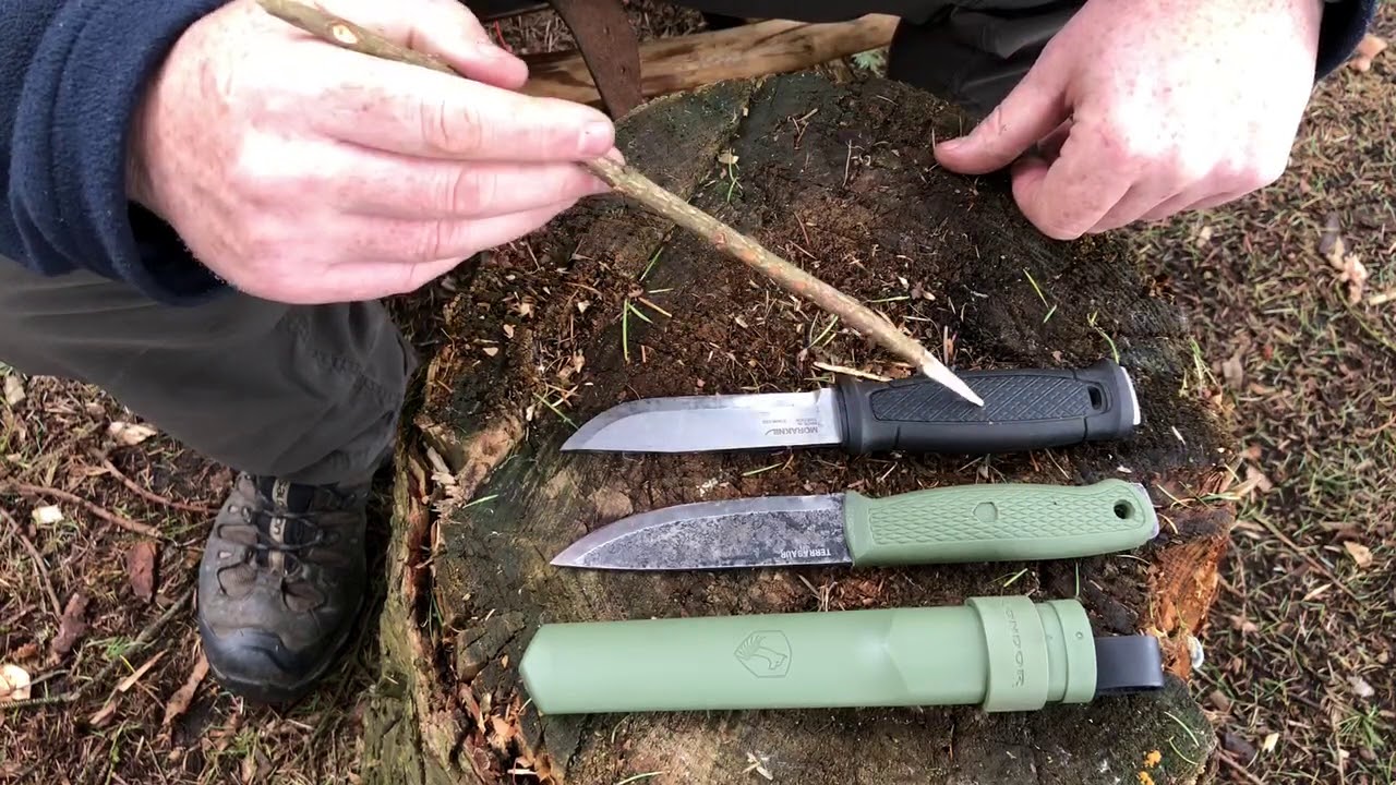 Condor tool & Knife terrasaur-mora garberg comparison