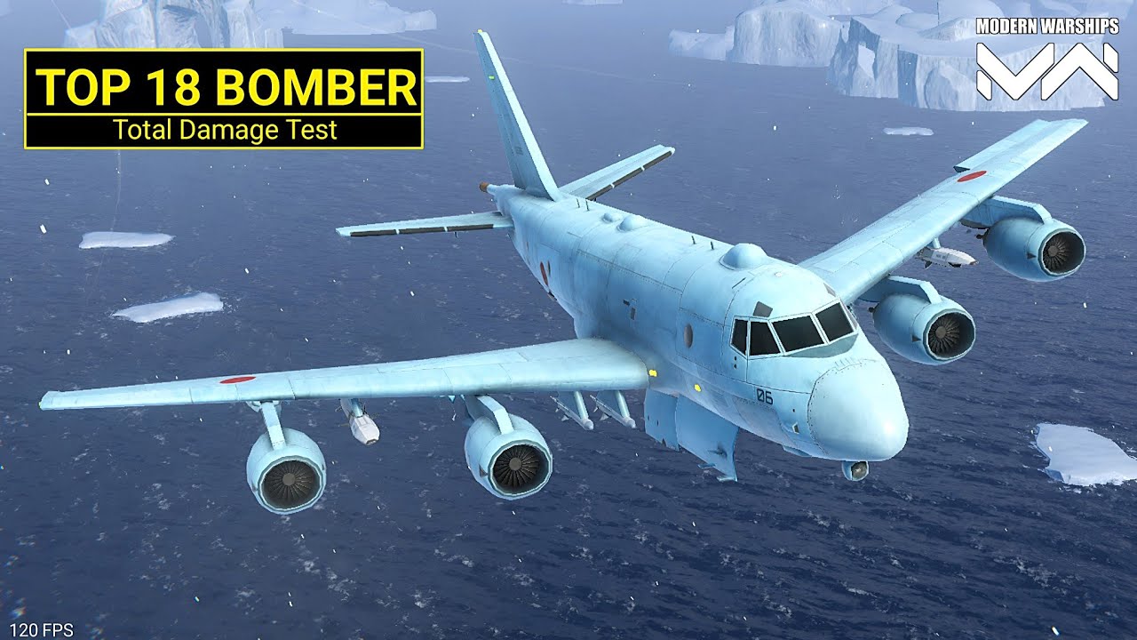 All Bomber Total Damage Test - Modern Warships