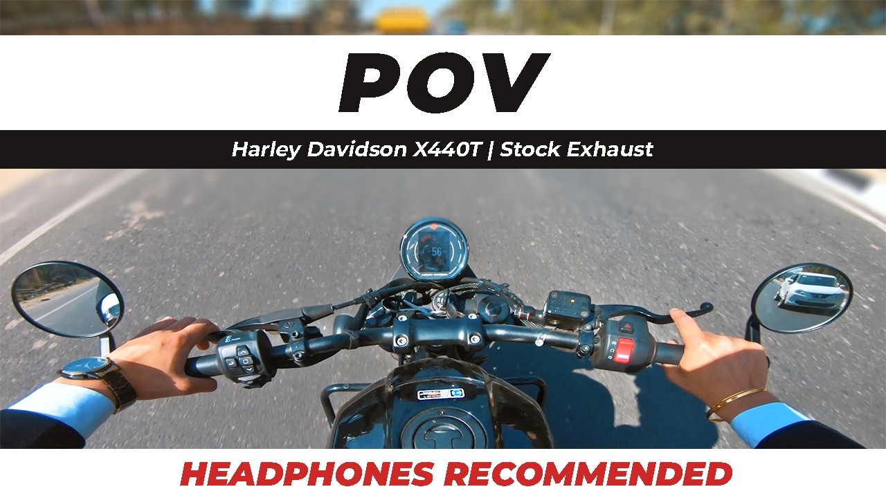POV - Harley Davidson X440T | Stock Exhaust - Raw Sound (ASMR) @iamitsinghx