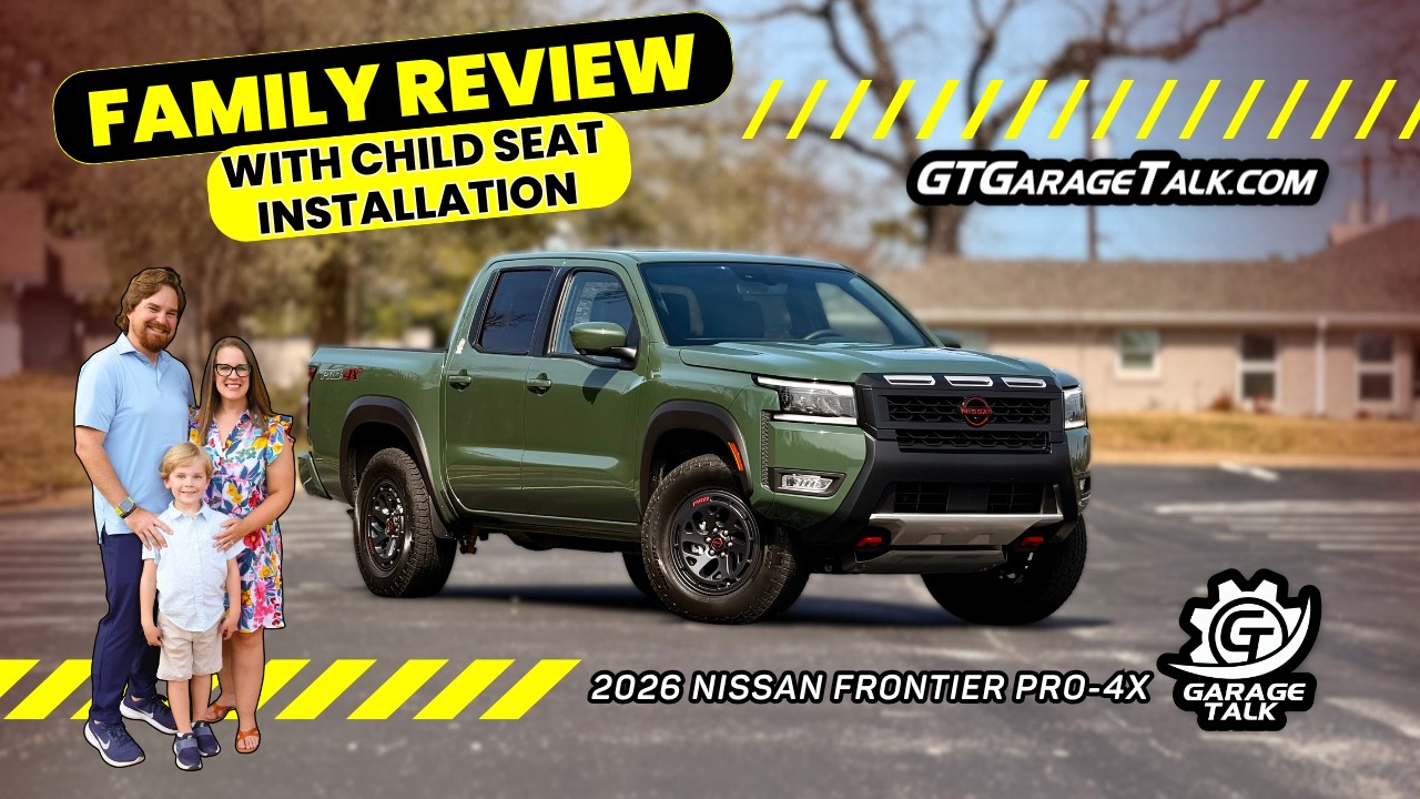 Nissan Frontier PRO-4X z 2026 r. // Recenzja rodzinna z montażem fotelika dziecięcego