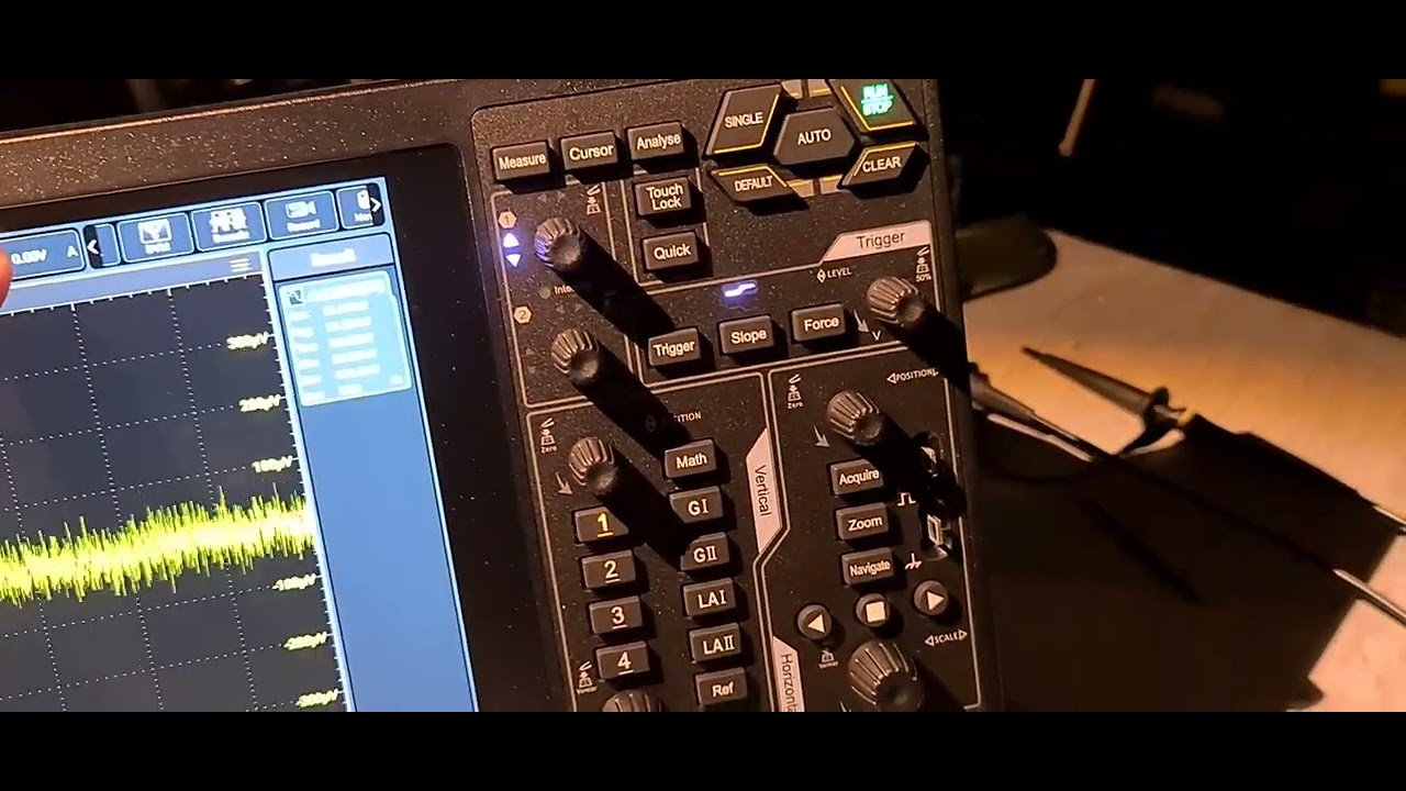 Rigol MHO5054 12bit oscilloscope noisefloor
