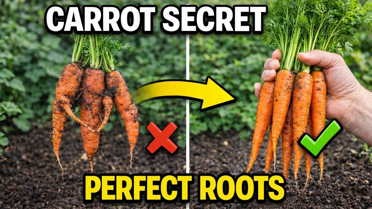 The Carrot Planting Trick That Makes Them Grow Perfectly Straight