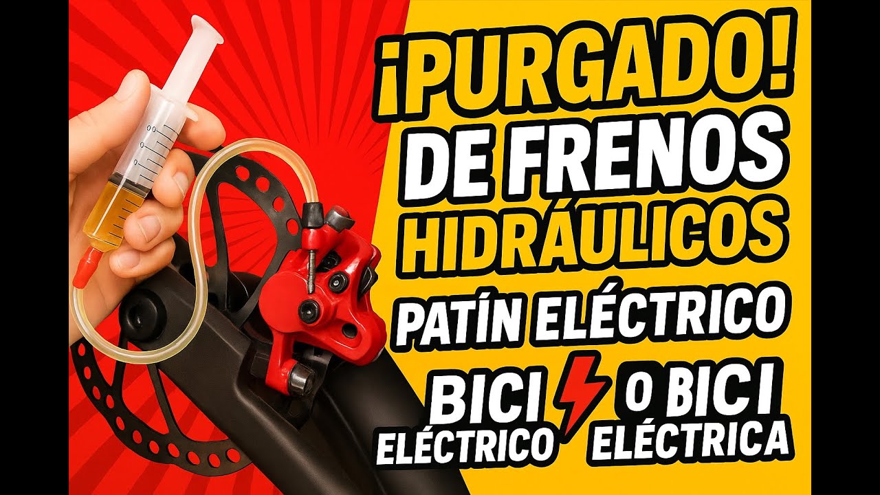 ¡PURGA PERFECTA! Aprende a Purgar Frenos Hidráulicos de Patín o Bici Eléctrica