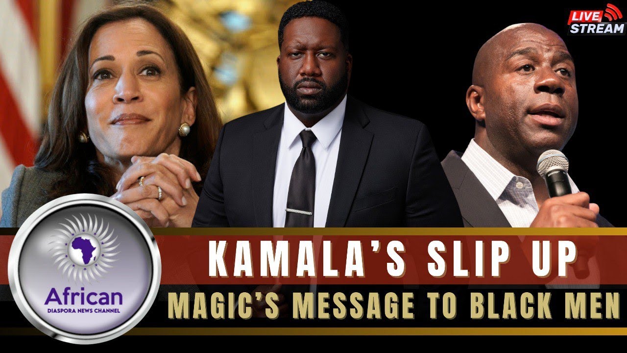 VP Kamala Harris Is Lost Without The Teleprompter, Magic Johnson Tries To Shame Black Men