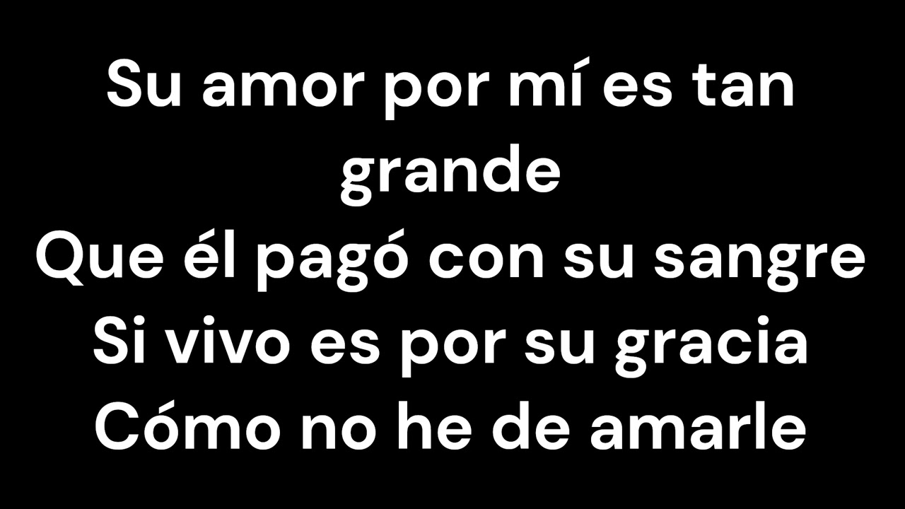 TU AMOR POR MI ES TAN GRANDE KARAOKE