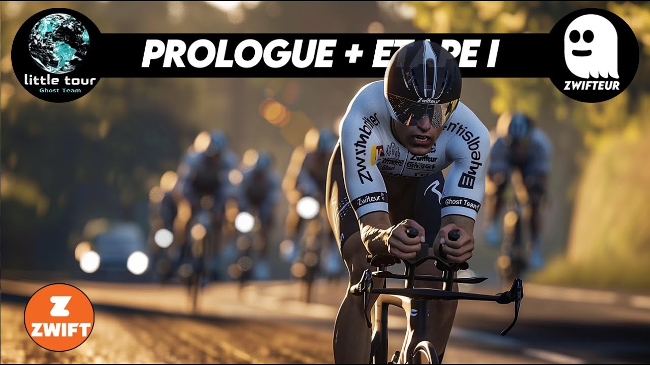 [ZWIFT] Little Tour Ghost Team Etape 1 – Maître du Temps - Greater London Flat 29km