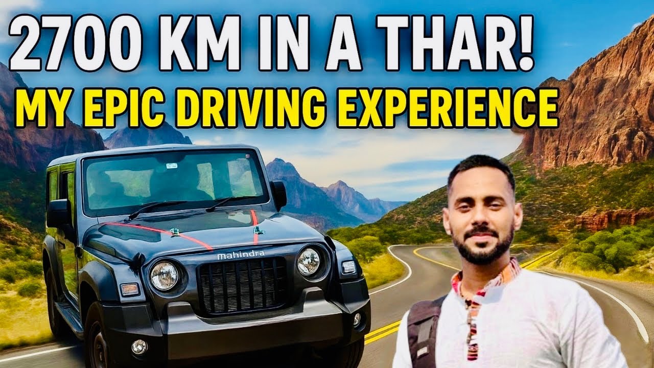 Mahindra Thar 2025 Long Drive Experience | Sharing After 2700Km 😲 #thar #tharlover #mahindra #car