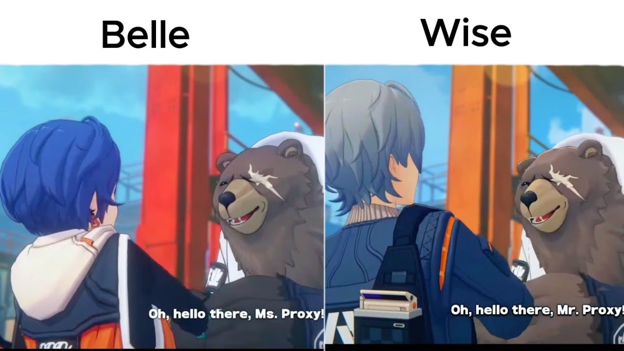 Belle Vs Wise Belobog Industries Intro Cutscene Side By Side