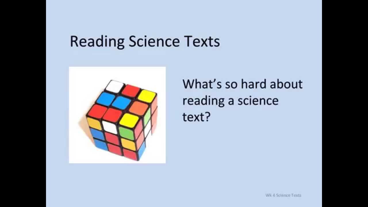 Reading Science Texts