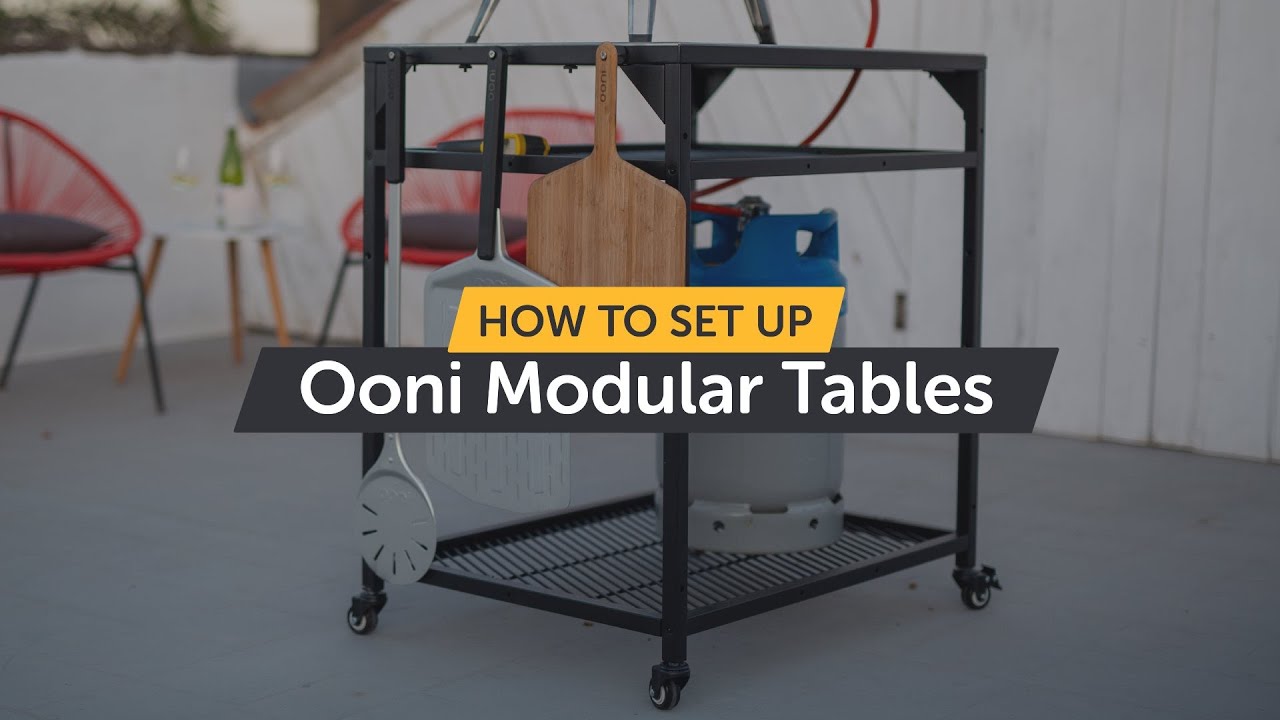 How To Set Up Ooni Modular Tables | Ooni Setup Series