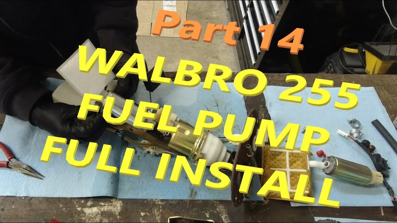 Subaru STI EJ25 build part 14 walbro 255 fuel pump