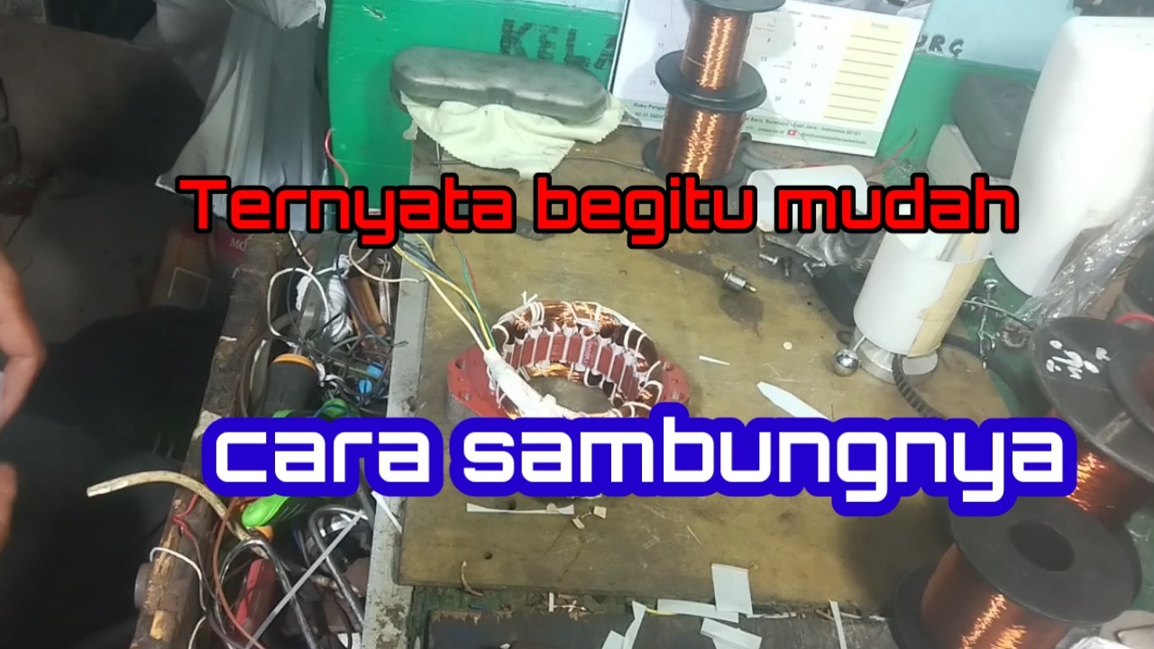 Menyambung gulungan kipas angin 24 lubang kern
