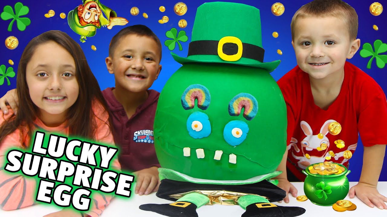 The Luckiest Surprise Eggs' Disastrous Opening! BAD IDEAS x 3 w/ Skylander Boy and Girl & LC CHASE