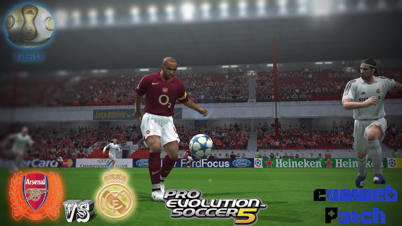 [PES5] Arsenal vs Real Madrid [2005-06] Patch Original Season BY Fabri55