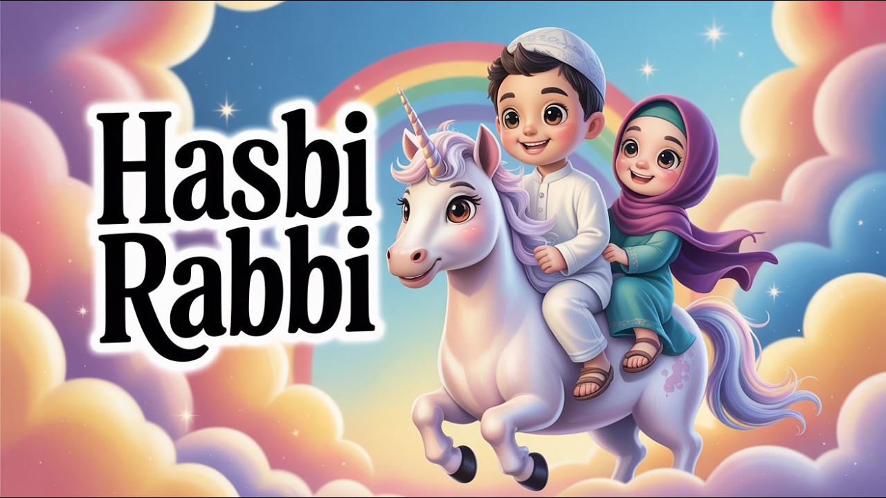 Hasbi rabbi jallallah✨naat ♥ Islamic Cartoon for Kids BeautifulSleeping for Babies#kidssongs