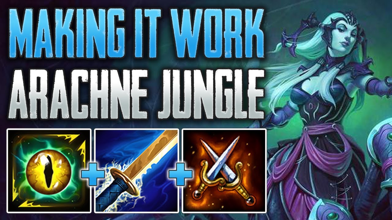 THIS GAME WAS ROUGH! Arachne Jungle Gameplay (SMITE Conquest A-Z)
