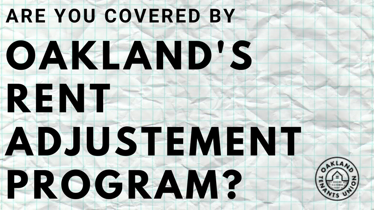 How To Know If You're Covered By Oakland's Rent Adjustment Program