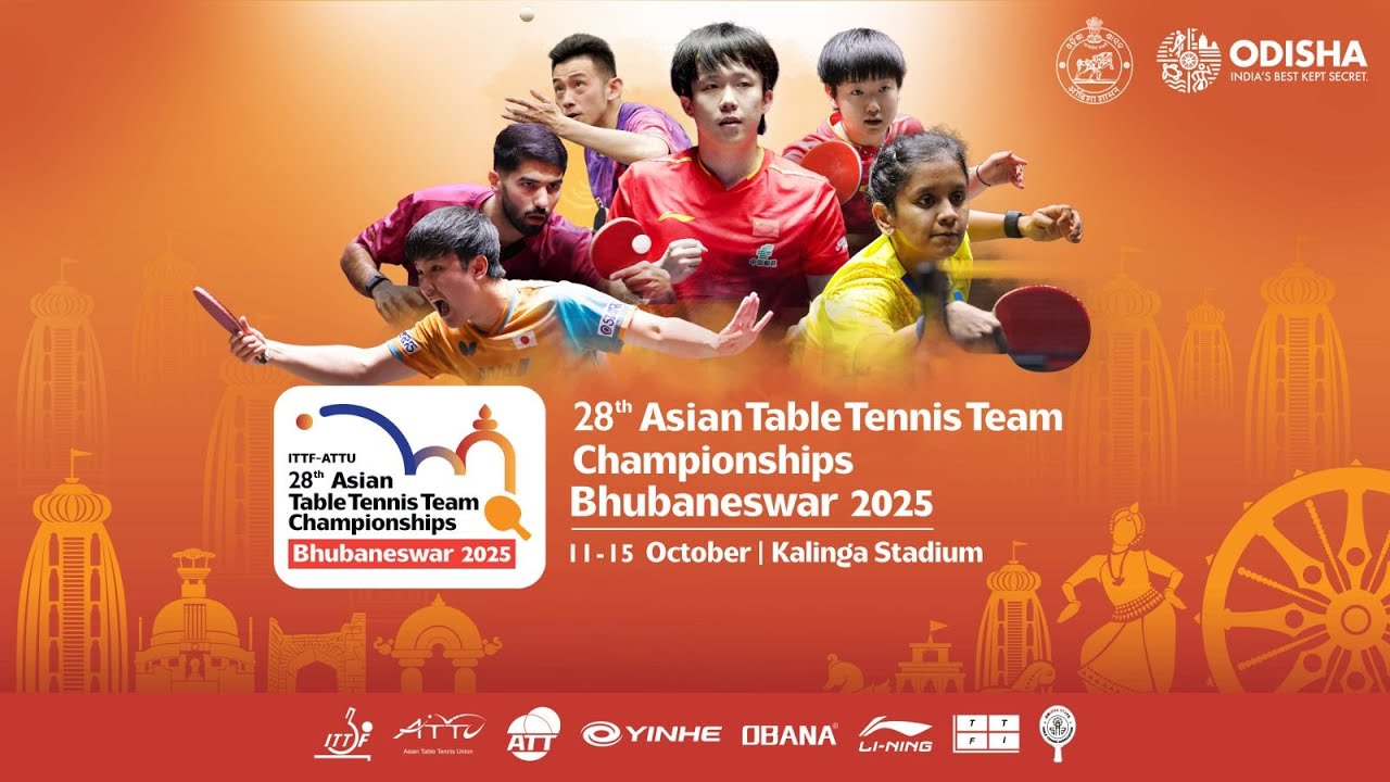 Table-1 | Day-4 | ITTF-ATTU 28th Asian Table Tennis Championship Bhubaneshwar 2025