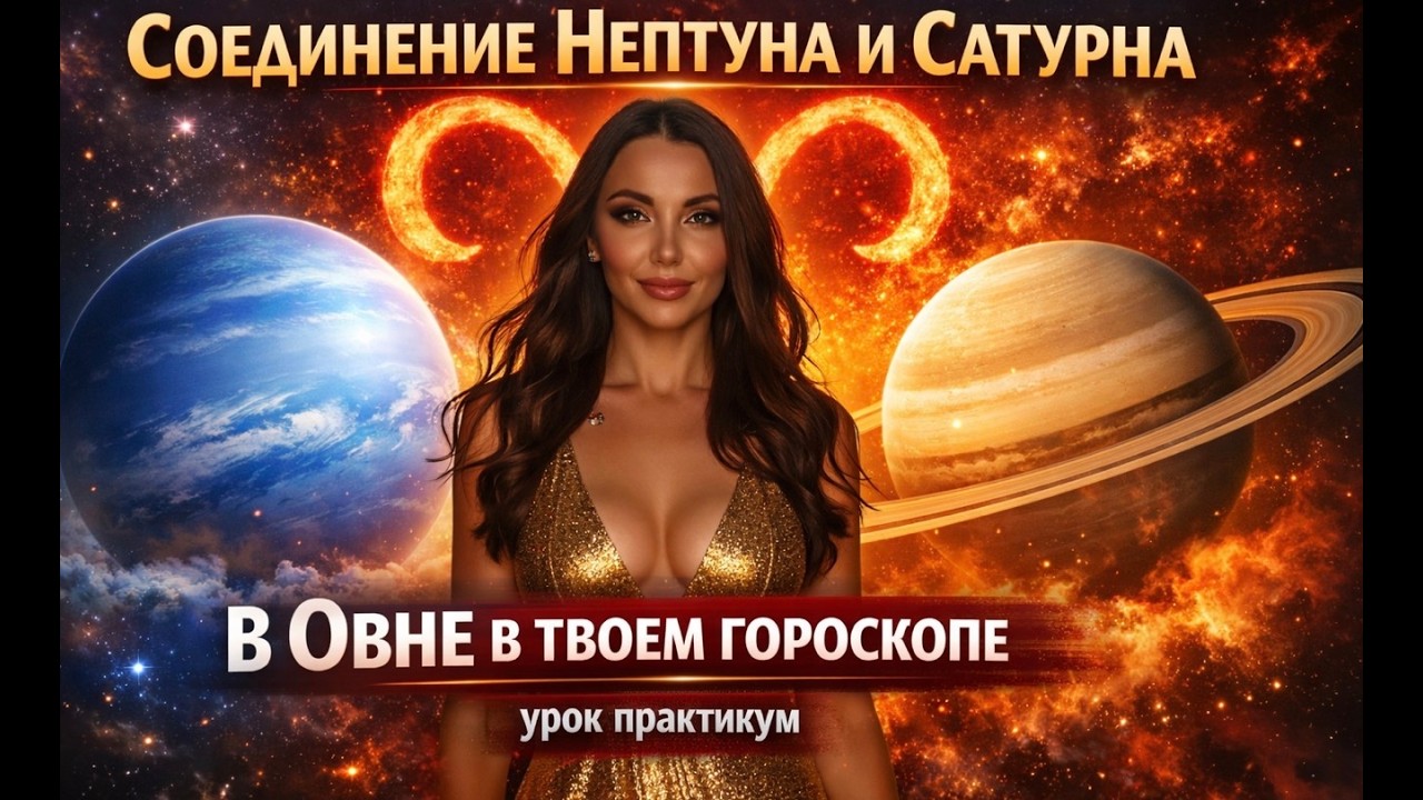 САТУРН НЕПТУН В ОВНЕ Прогноз для России и тебя. Лекция практикум
