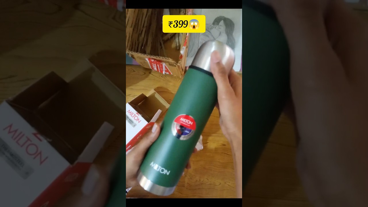 Milton thermosteel eco flip 500ml bottle 😨👀| ₹399 only 😱