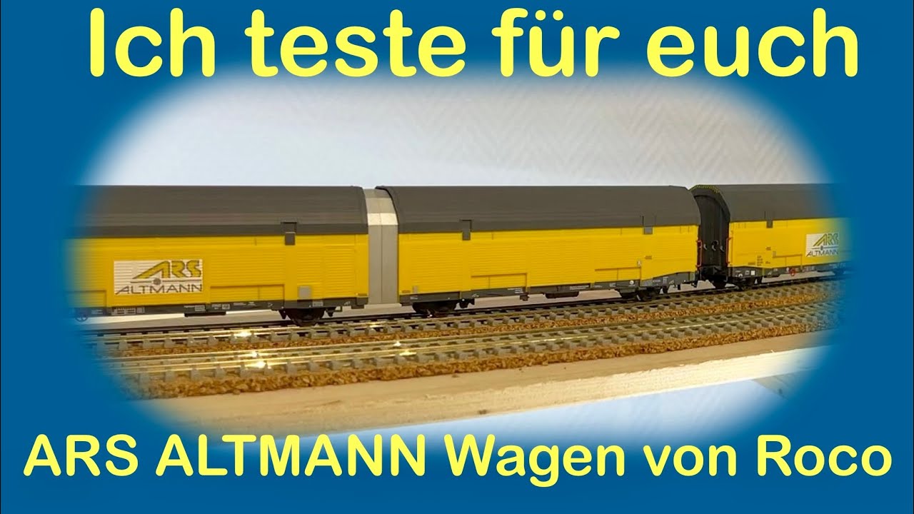 ARS ALTMANN Autotransportwagen von Roco im Test