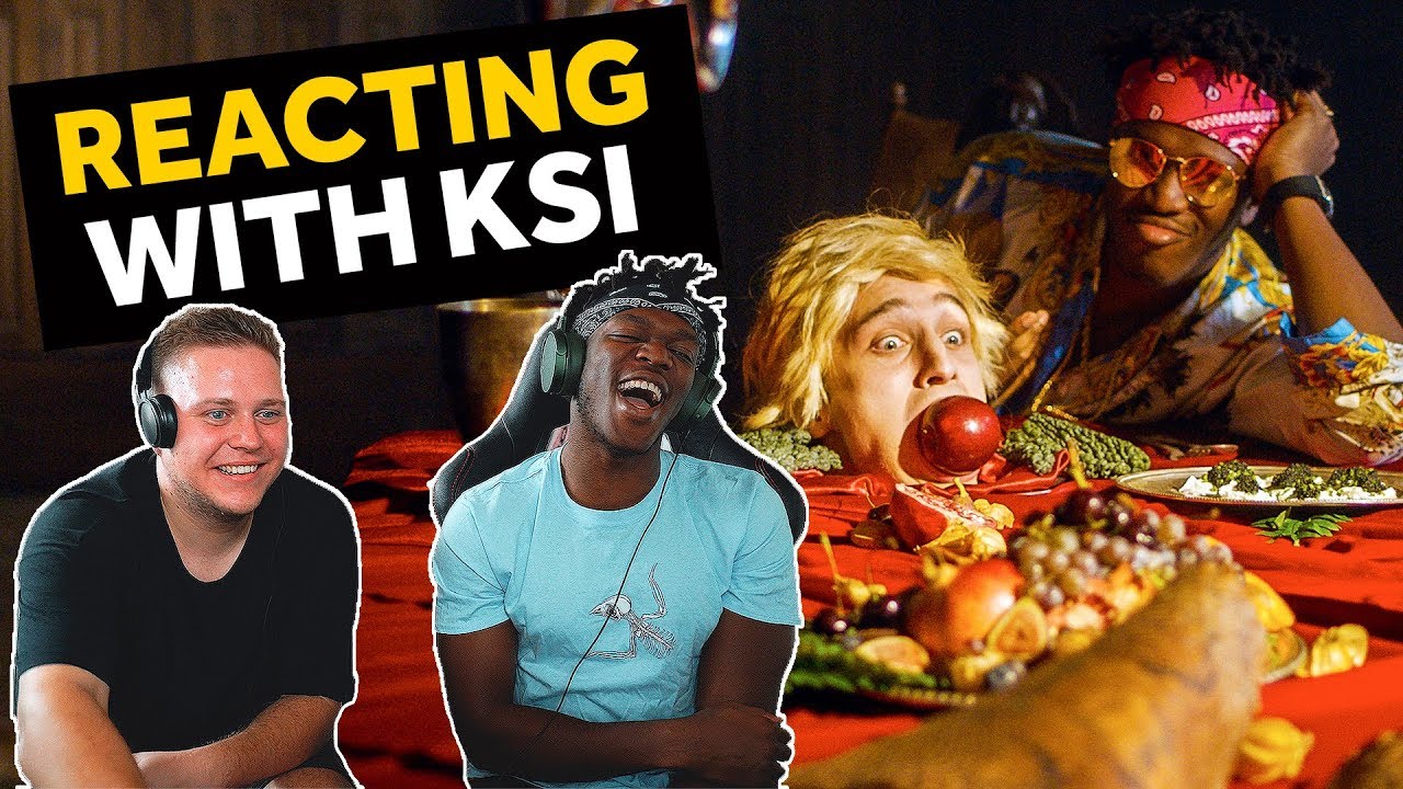 KSI REACTS TO ON POINT REACTION VIDEOS (LOGAN PAUL DISS TRACK)