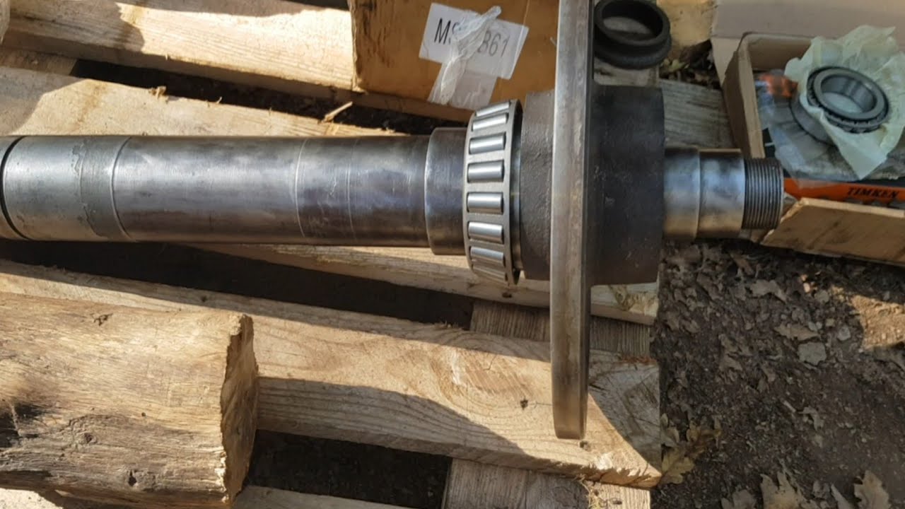 Remontage treuil PAN début - Latil Saviem TL22