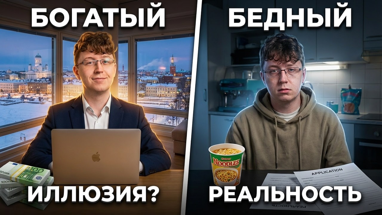 Богатый и бедный в Финляндии: два пути от рождения до пенсии