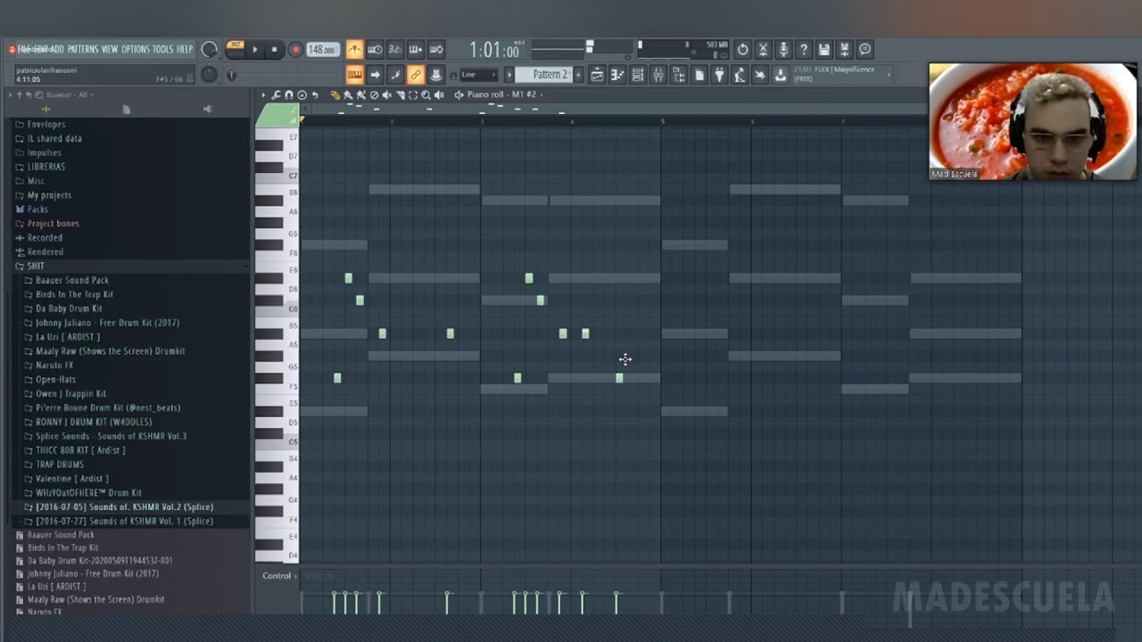 [Parte 4] ASAN revela como producir trap beat (type duki khea) FL STUDIO 20 - MAD ESCUELA
