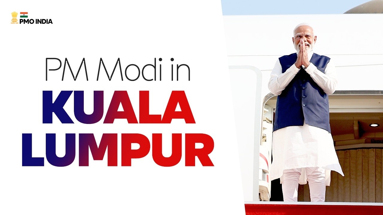 PM Modi reaches Kuala Lumpur, Malaysia