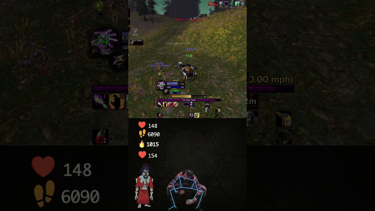 how I cannibalize (motion capture) wow