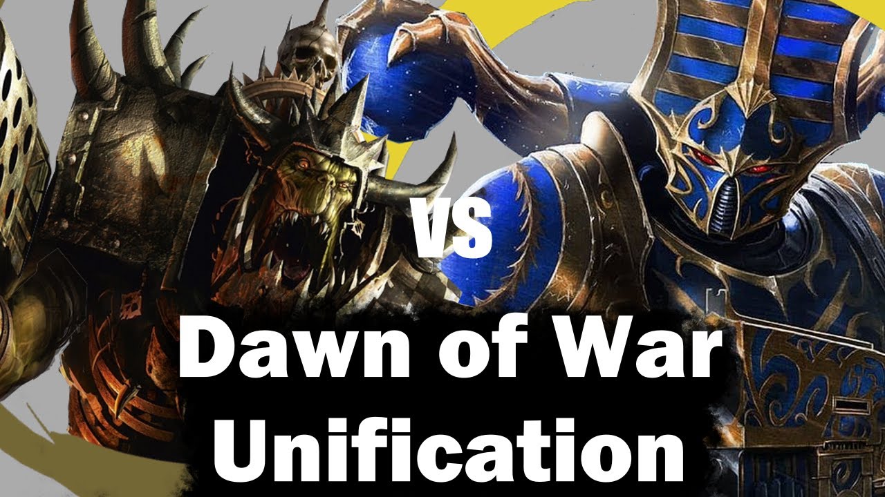 Dawn of War Unification: 1 vs 1 Thousand Sons (Futomaki) vs Orks (Kubini)
