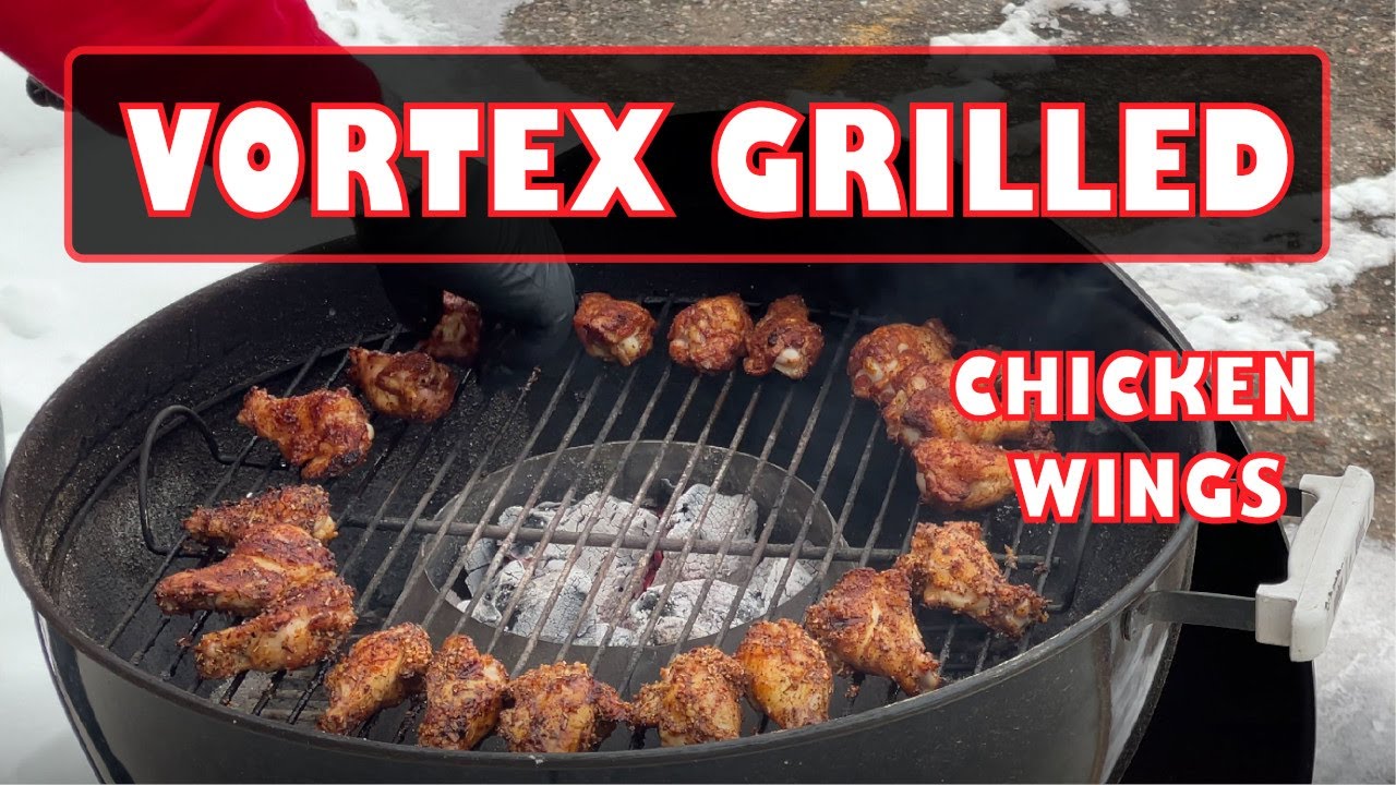 How to use a Vortex on a Weber Kettle | Crispy Grilled Chicken Wings