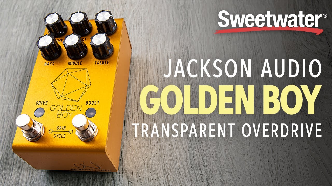 Jackson Audio Golden Boy Transparent Overdrive Pedal Demo
