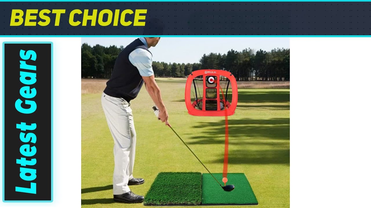 Сетка для отработки коротких ударов RELILAC Pop Up Golf Chipping Net: совершенствуйте свою коротк...