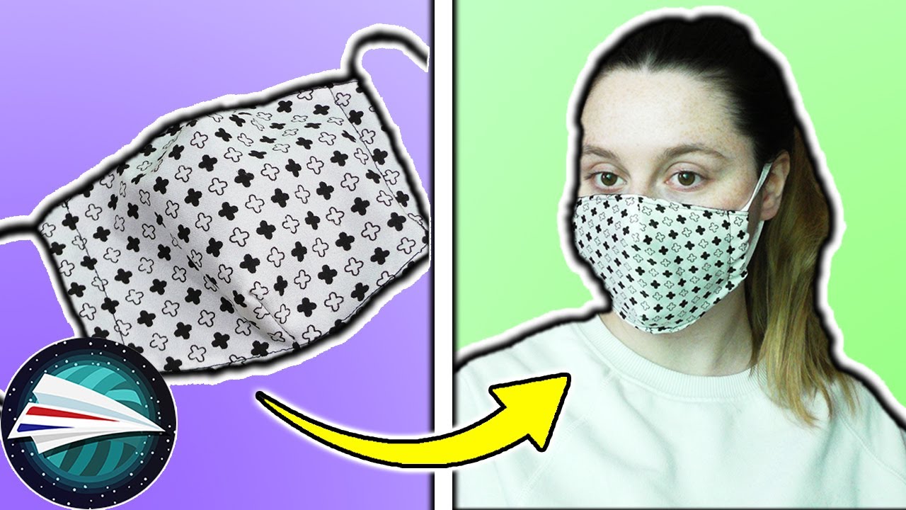 Mondkapje naaien handleiding  Beschermend masker zelf maken Makkelijk Gratis naaipatroon