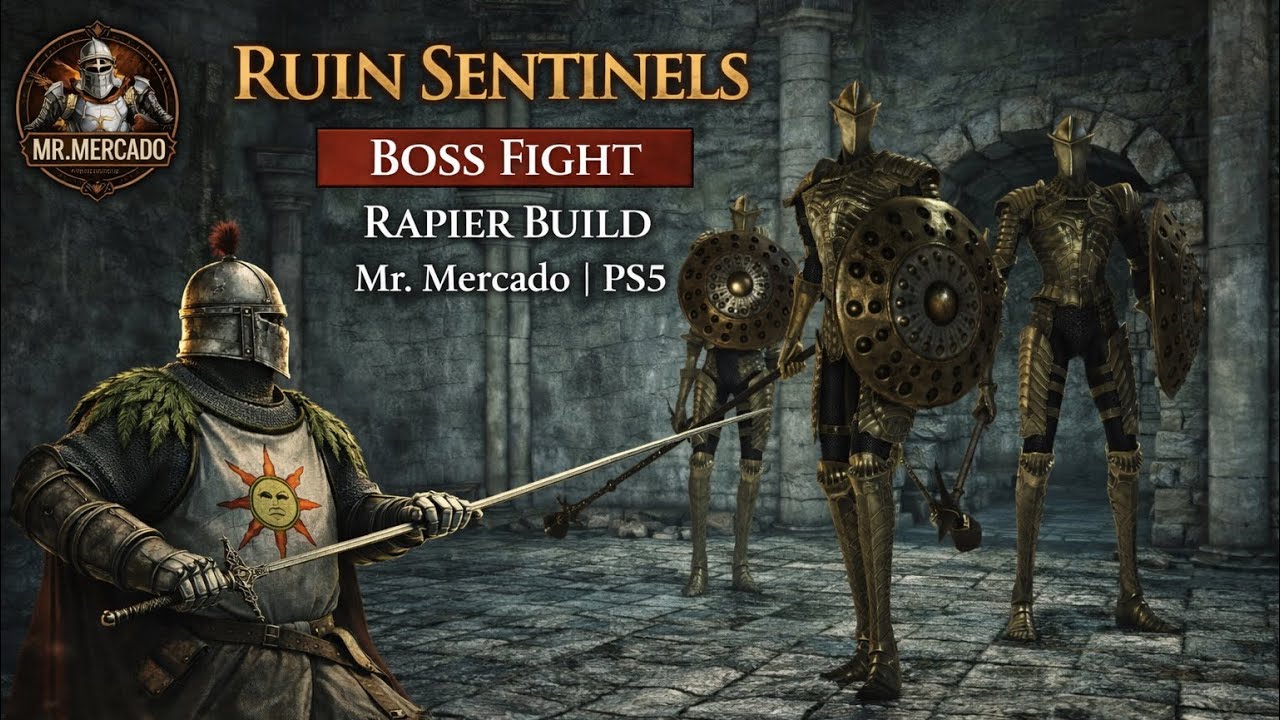 How to Beat Ruin Sentinels | Rapier Build (Mr. Mercado) PS5