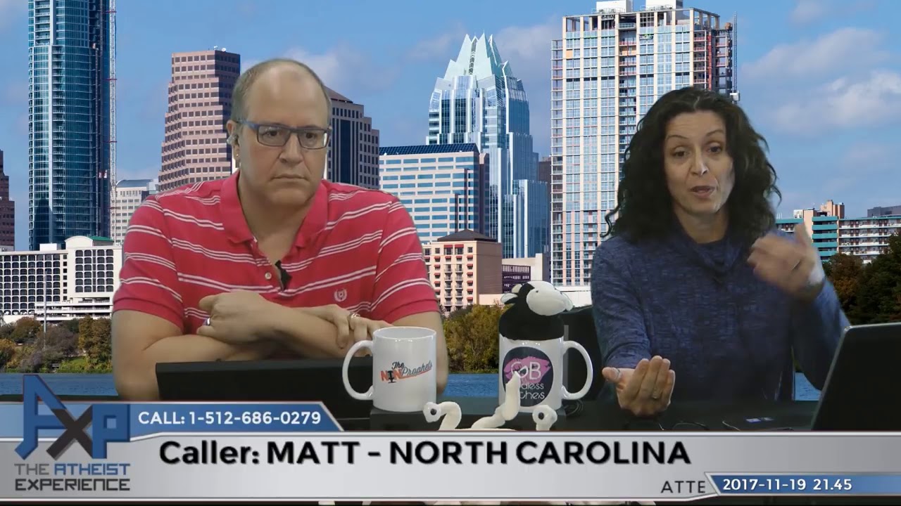 1st Commandment Proves God is Opposed to Slavery | Matt - North Carolina | Atheist Experience 21.45