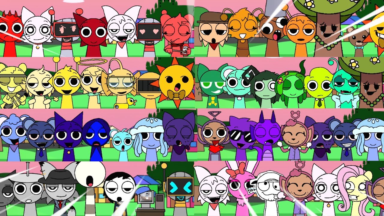 Sprunki BUT It’s All Colorful Sprunkle Salad