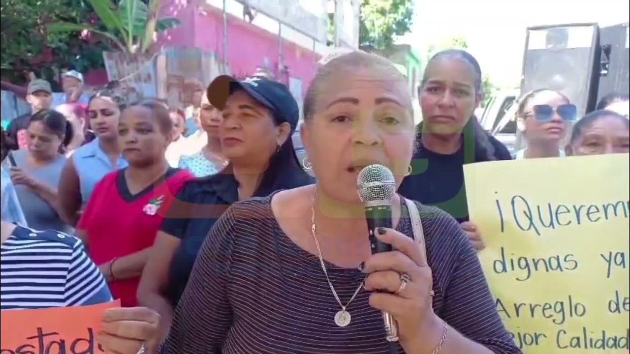 Exigen al Gobierno intervenir Hato del Yaque, Santiago; “necesitamos cloaca, aceras y contenes”