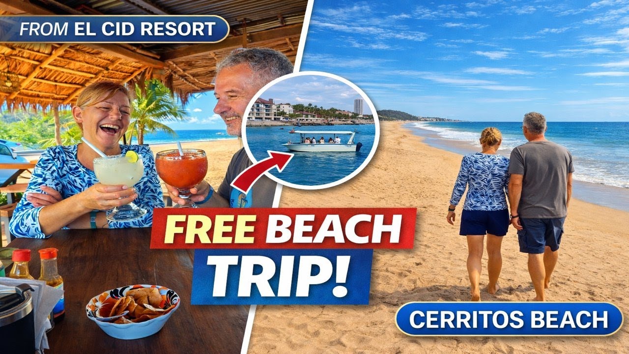 We Left the Resort! Free Trip to Cerritos Beach + El Cid Food Tour | Mazatlán Mexico