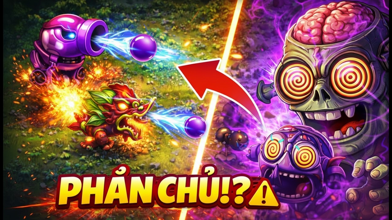 PVZ RH Fusion 3.4 Quá Điên 🤯 Zombie Thôi Miên Cướp Plant Tối Thượng! Cái Kết Mãn Nhãn!