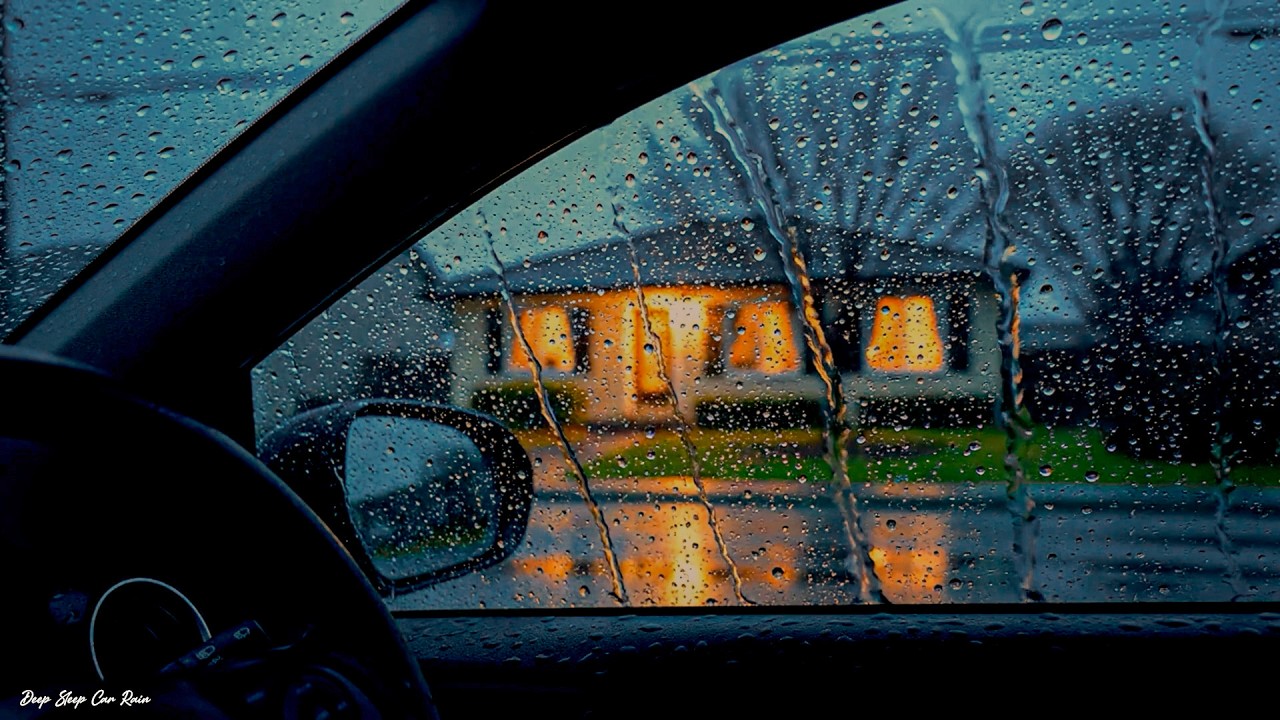 Heavy Rain Sounds to Stop Overthinking | Calm Car Ambience for Deep Sleep & Anxiety Relief