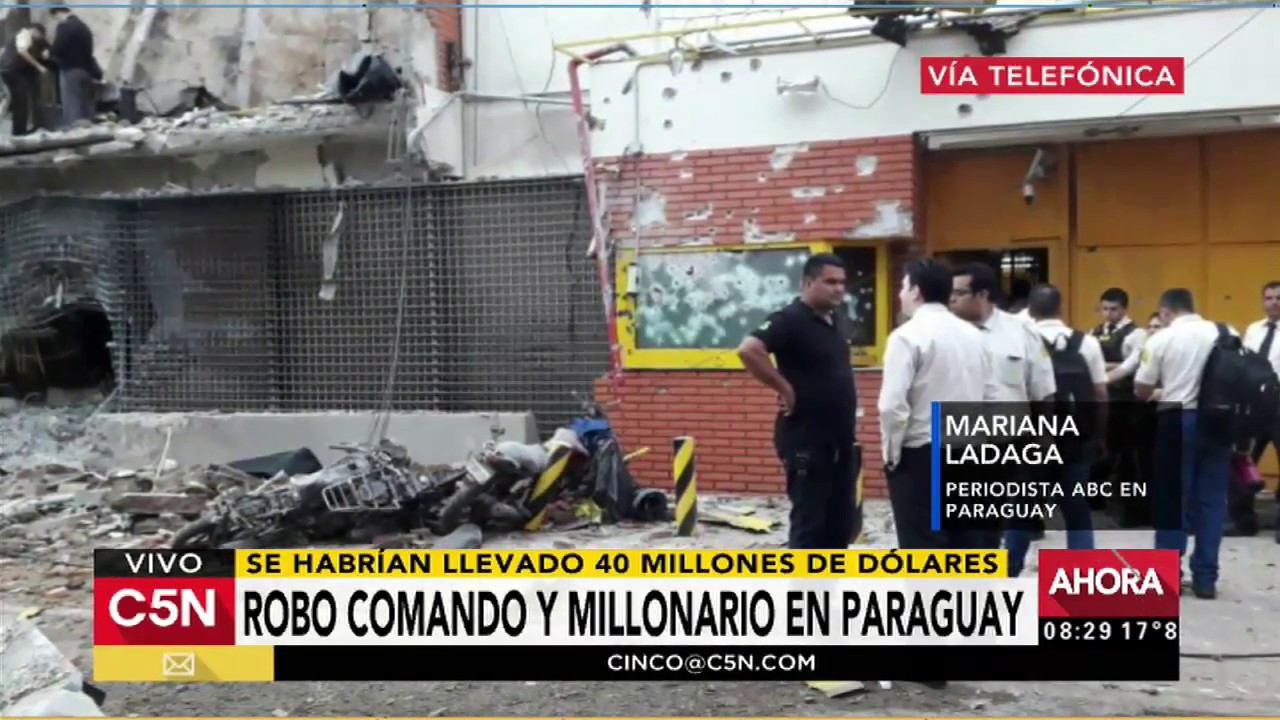 C5N - Mundo: Robo comando y millonario en Ciudad del Este, Paraguay