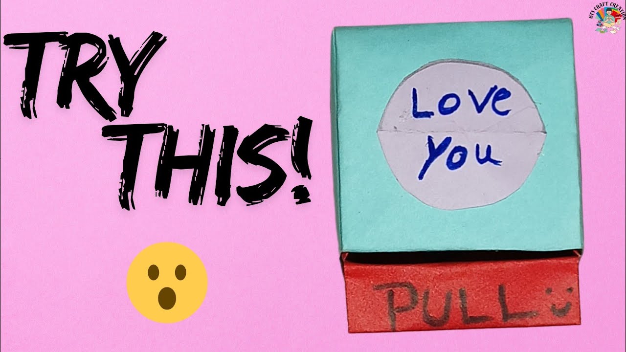 Easy Paper Valentine’s Day Gift Craft 💝 | Handmade Valentine Gift Idea 